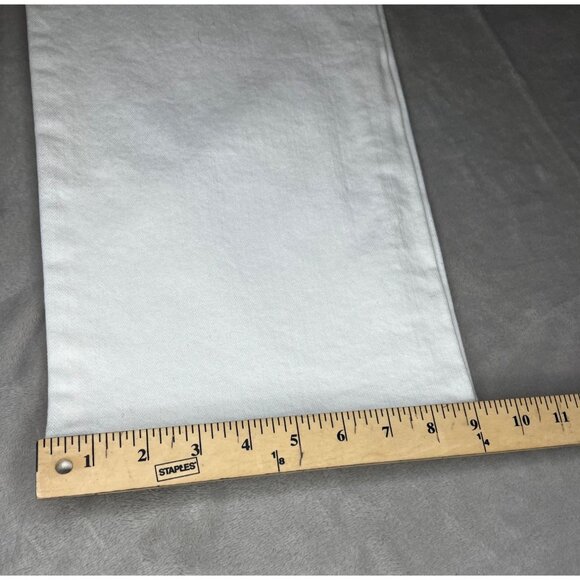 Talbots Boot Leg White Stretch Denim Jeans Womens Fit Size 14M - Picture 14 of 14